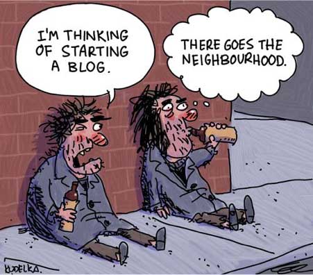 Funny Blog Cartoon